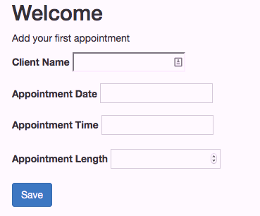 Adding appointments is a snap